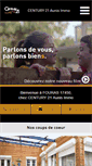 Mobile Screenshot of century21-aunis-fouras.com